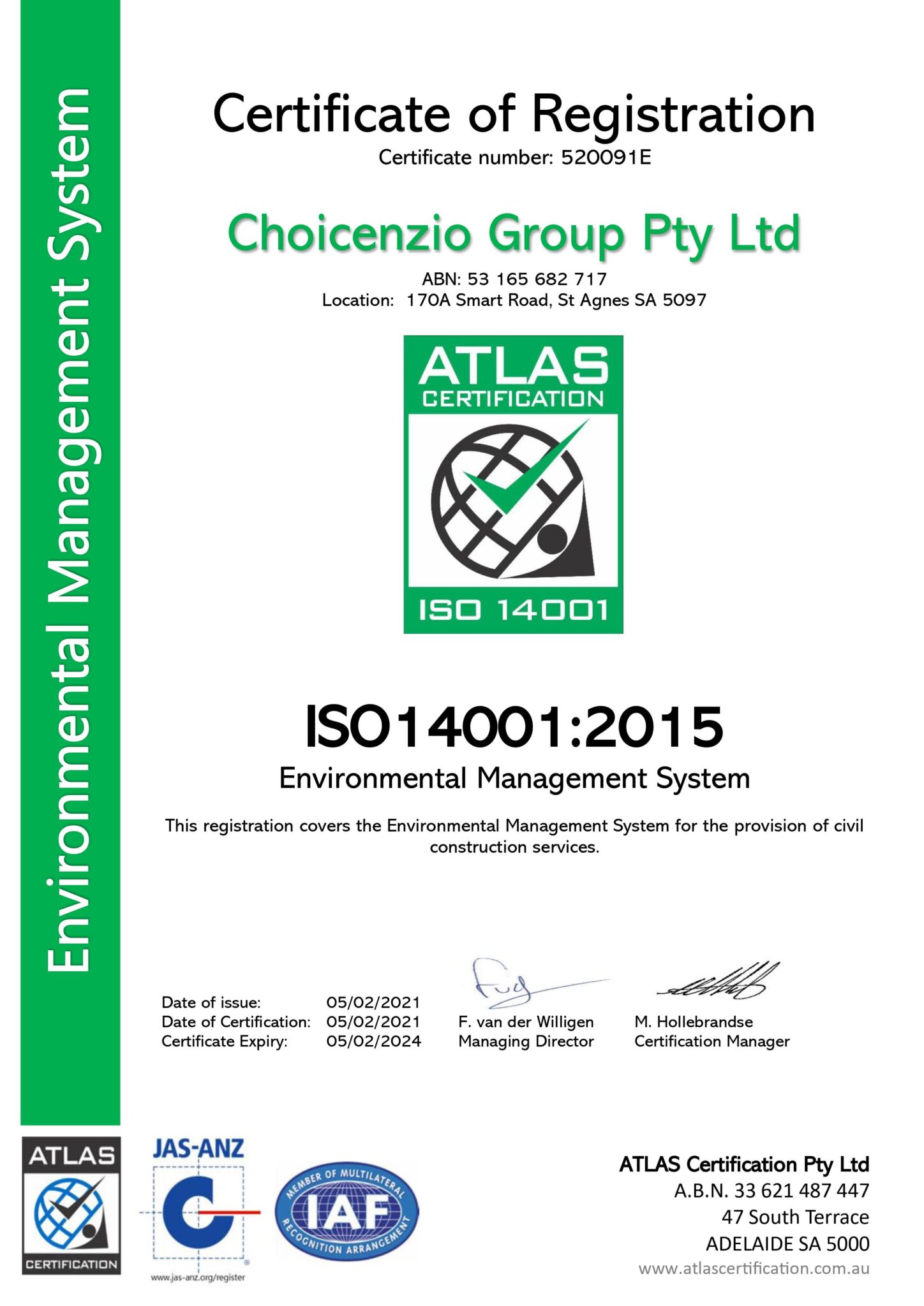 ISO14001:2015