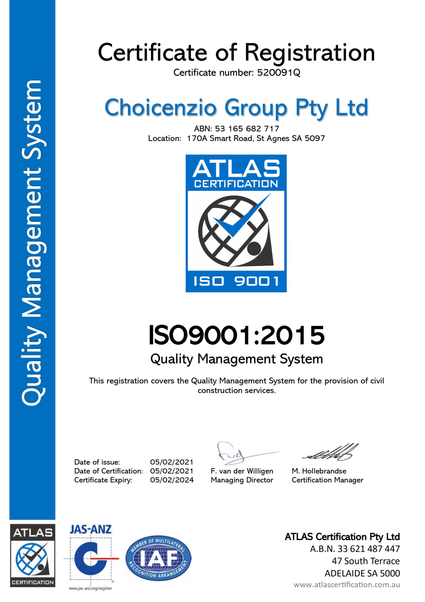 ISO9001:2015