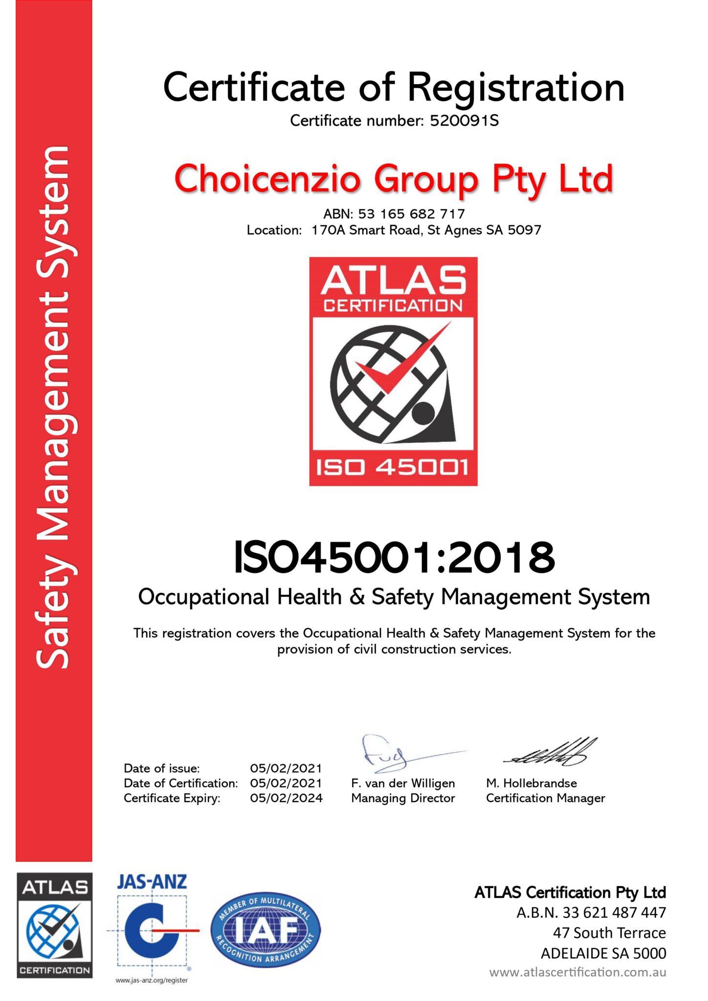 ISO45001:2018